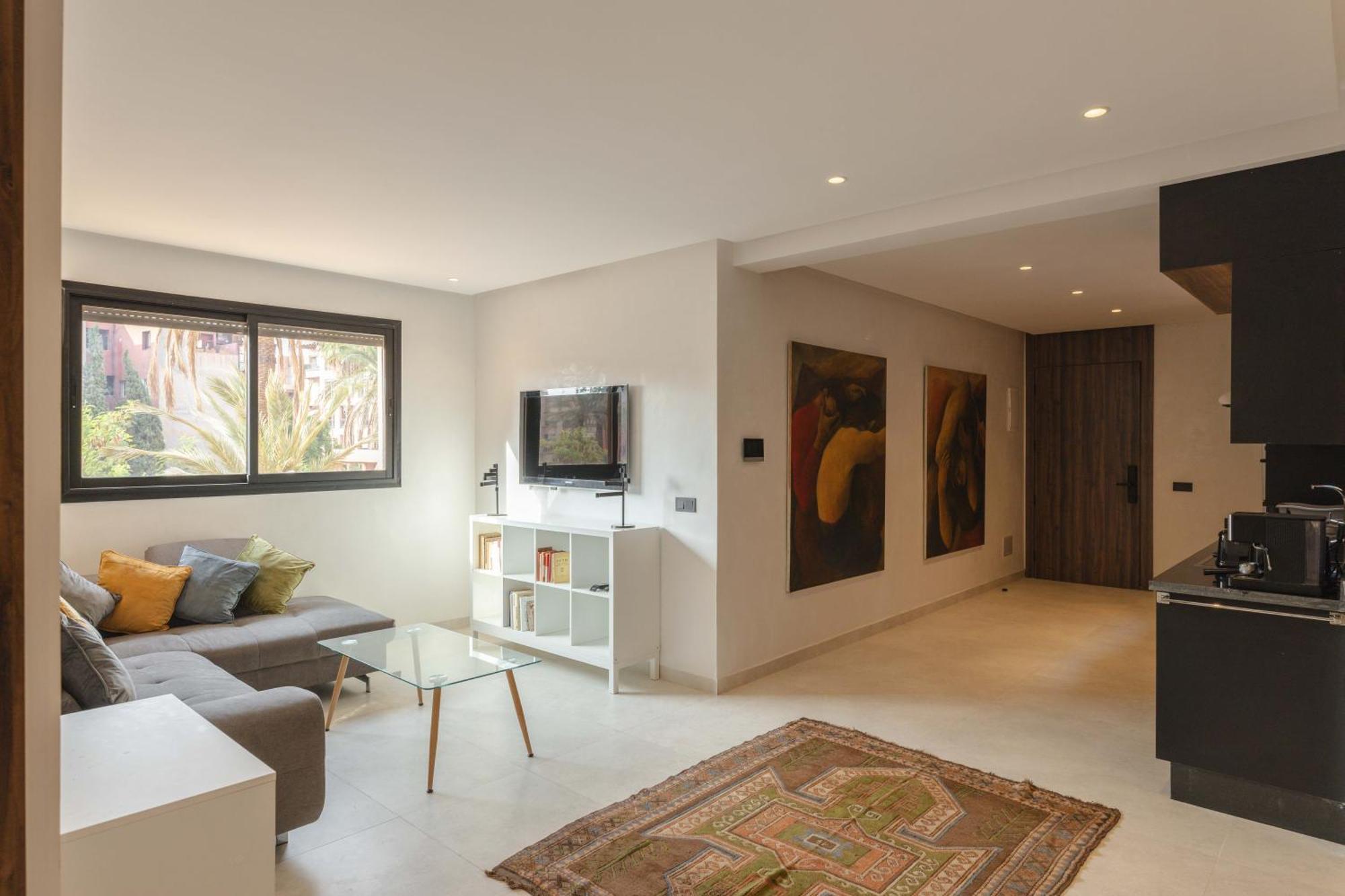 Appartement Uniquement Familial 2 Chambres Spacieux Cosy, Calme 마라케시 외부 사진